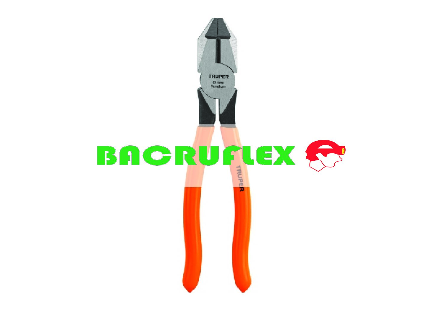 Pinza Para Electricista 8" Uso Rudo Mango Pvc 17304 Truper