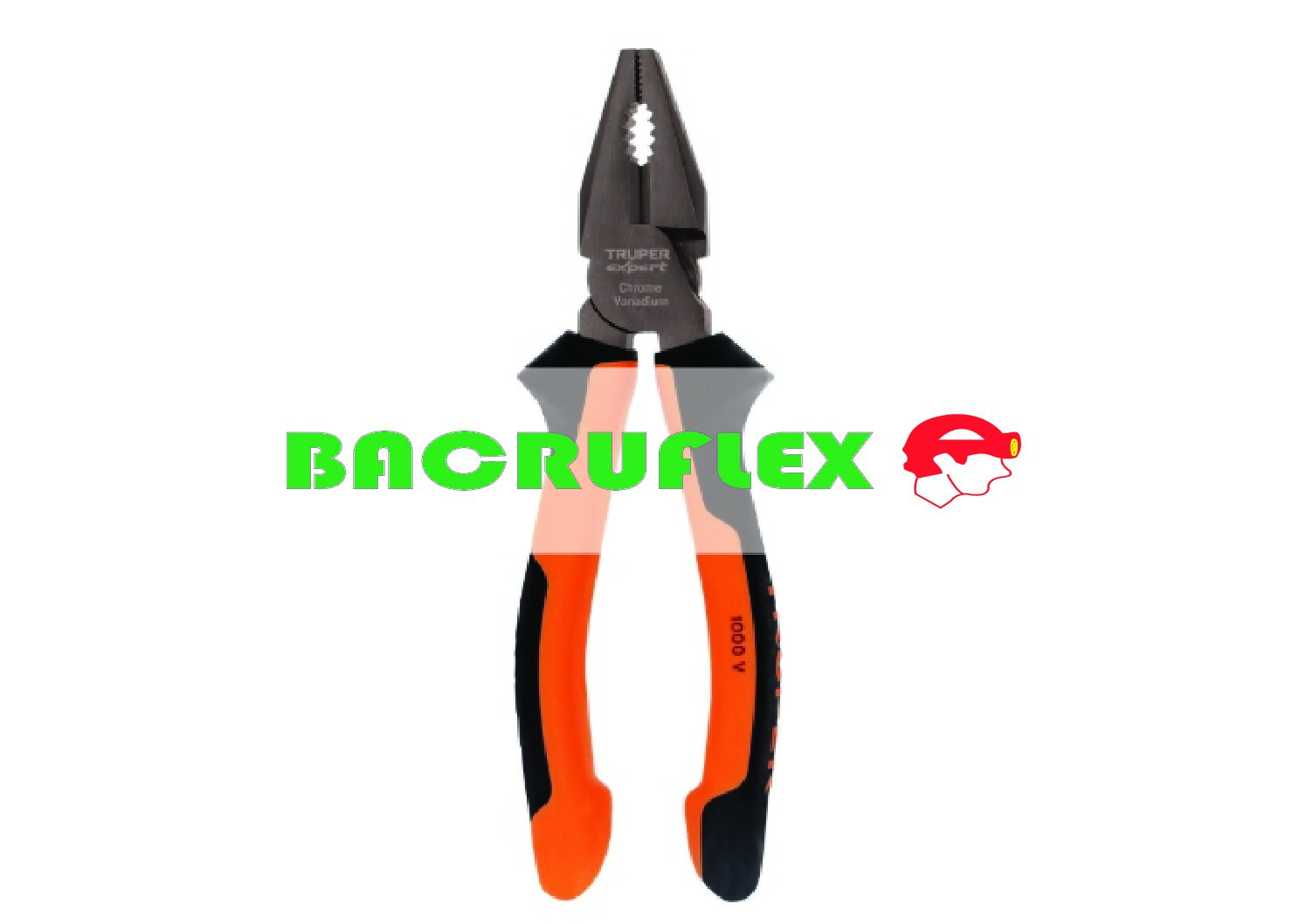 Pinza para electricista 7" alta palanca Comfort Grip 17329 TRUPER EXPERT