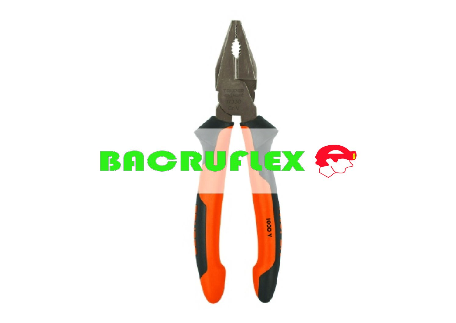 Pinza para electricista 8" alta palanca Comfort Grip 17330 TRUPER EXPERT