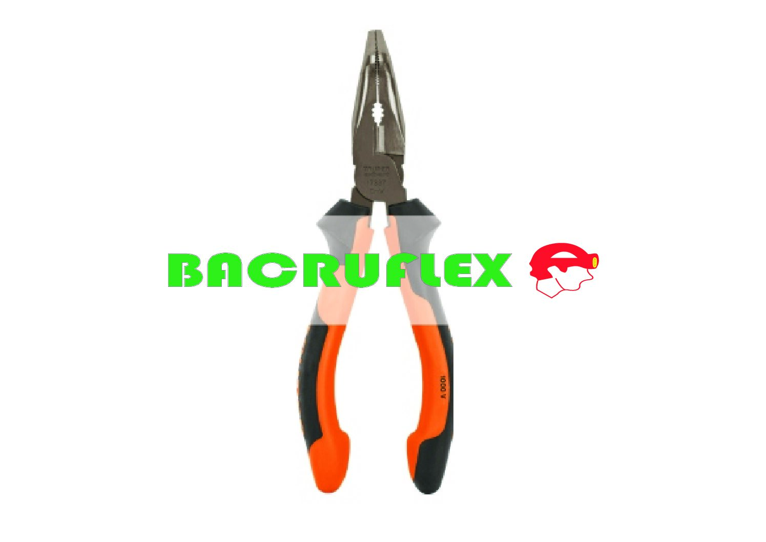 Pinza punta curva 6" mango Comfort Grip 17337 Truper Expert