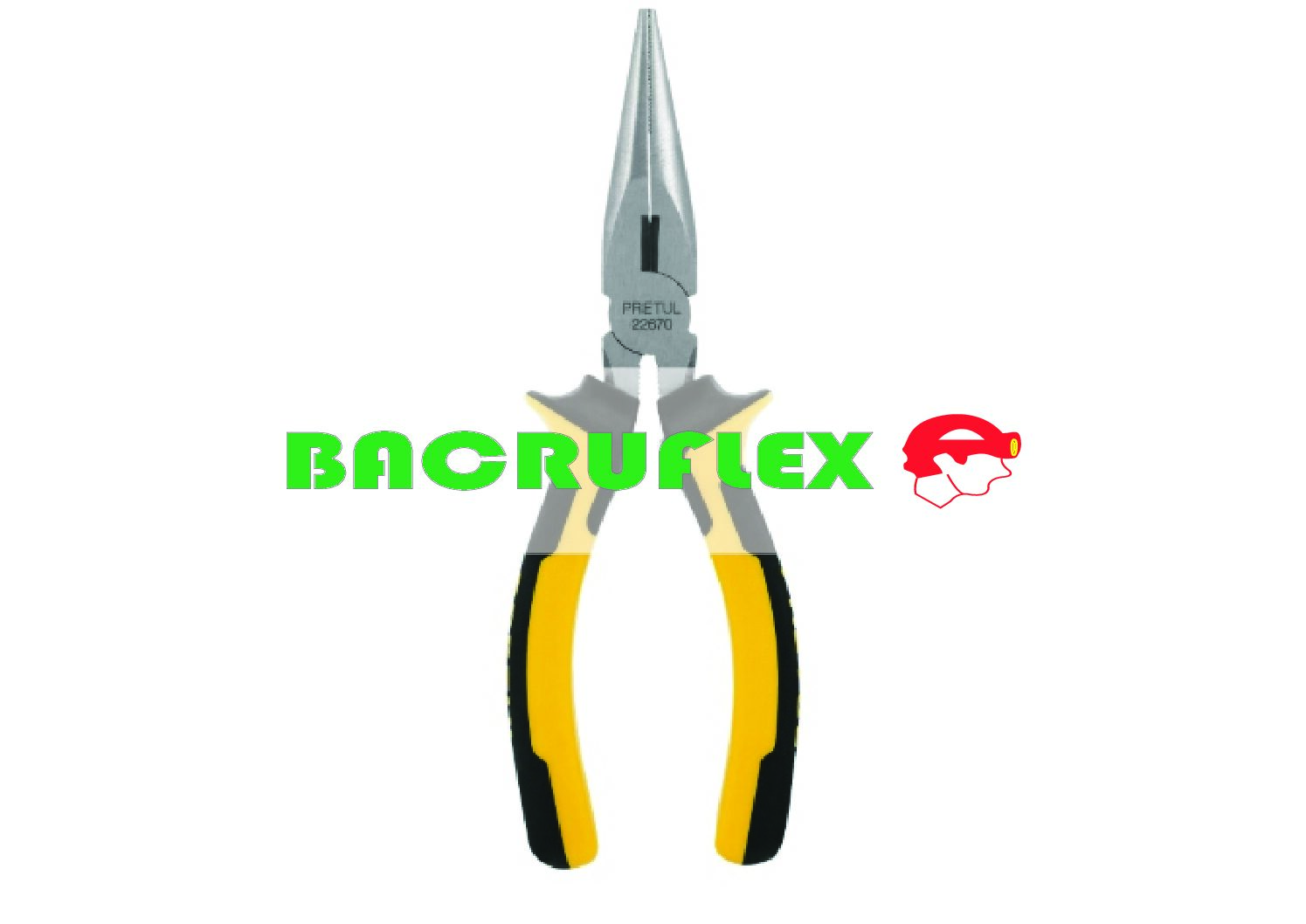 Pinza de punta y corte 6" mango Comfort Grip 22670 Pretul
