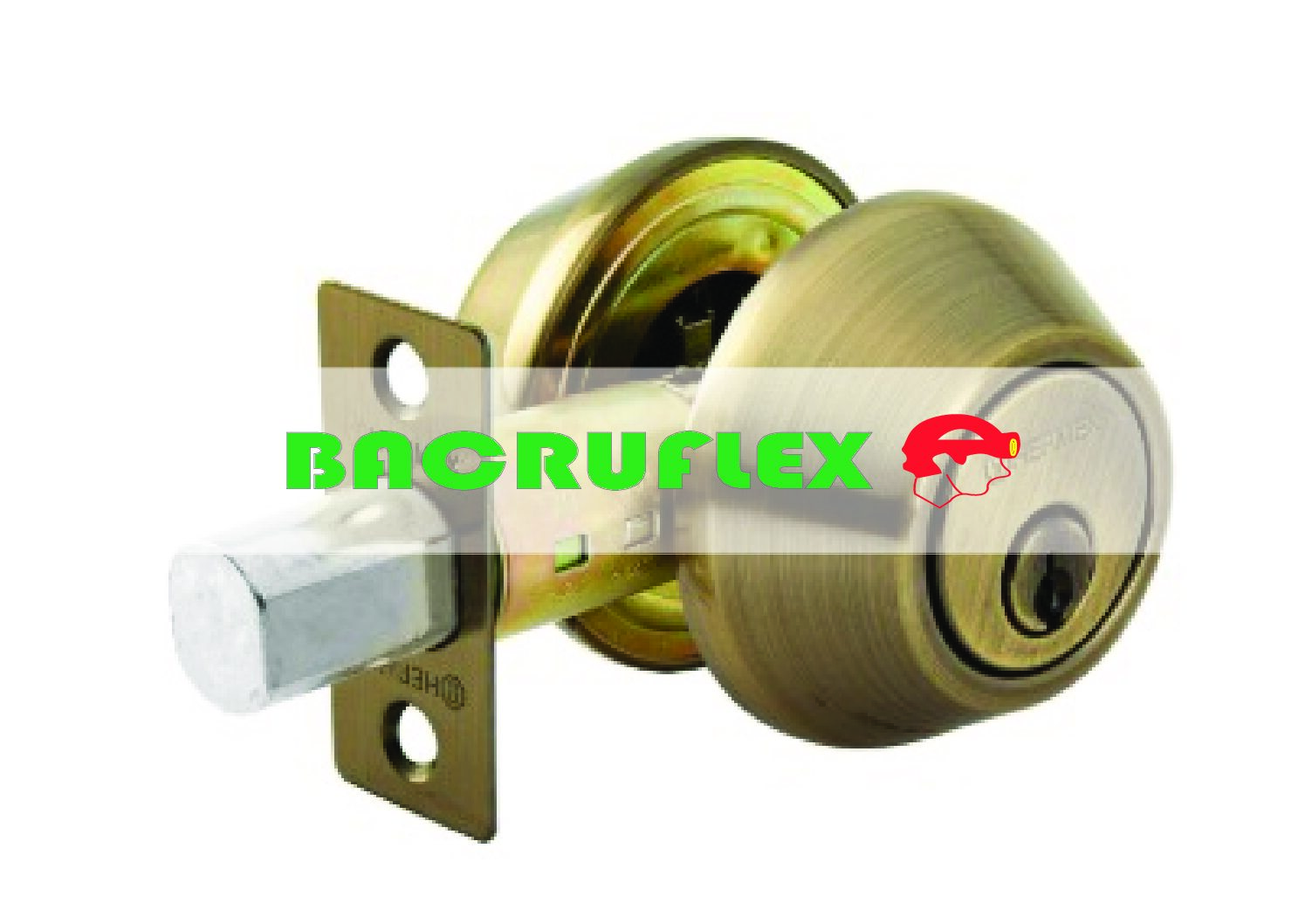 Cerrojo llave-llave latón antiguo llave tradicional 23612 HERMEX