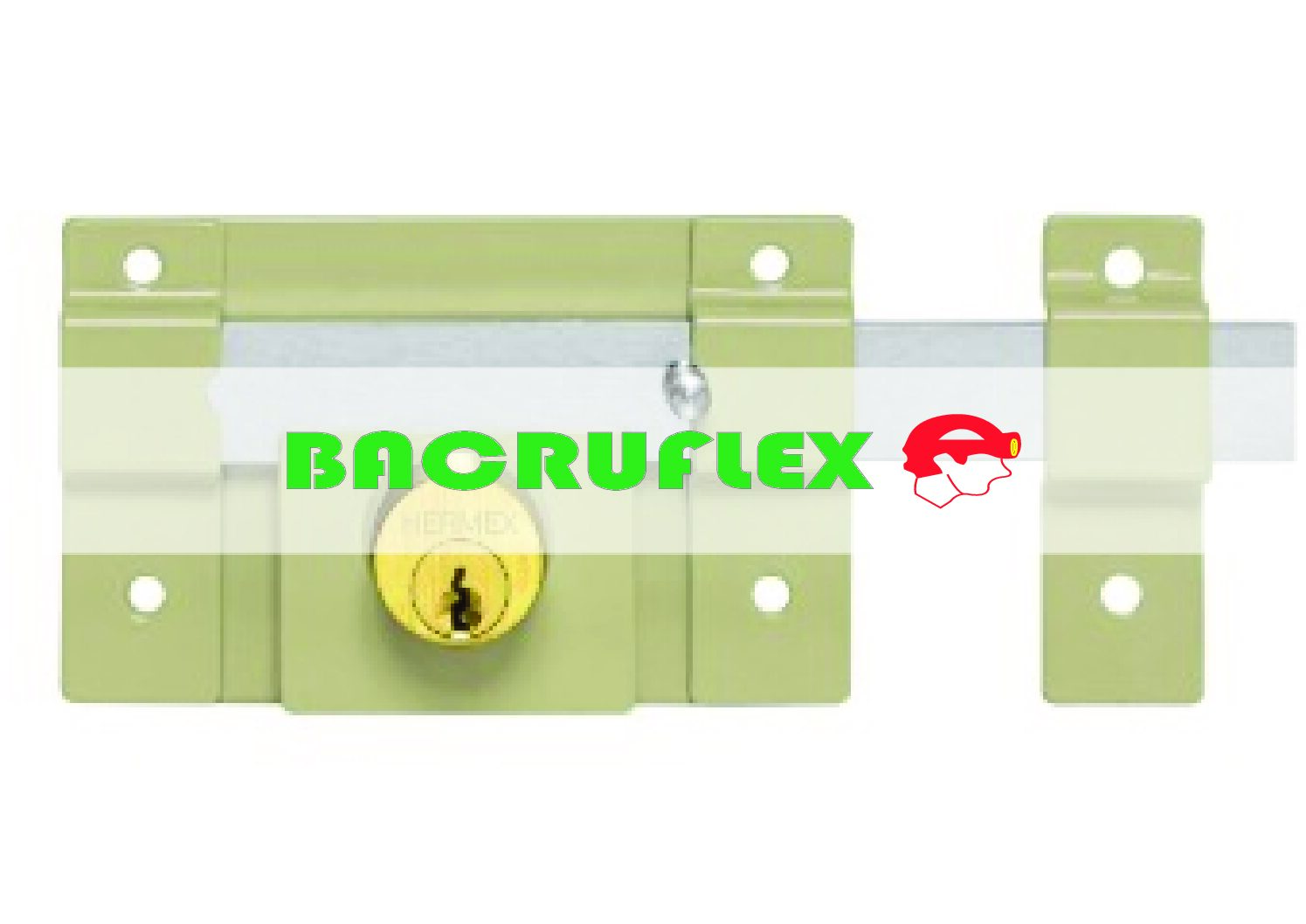 Cerradura de barra libre con 2 llaves estándar 43500 HERMEX