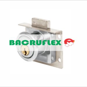 Cerradura para mueble modelo 24 cromo 43557 HERMEX