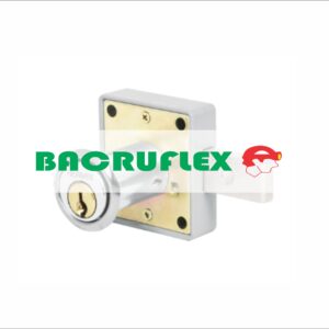 Cerradura para mueble modelo 25 cromo 43559 HERMEX