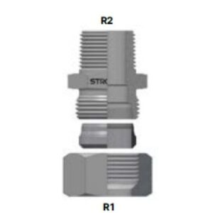 ADAPTADOR METRICO - DIN 2353 30.70.10 ADAPTADOR TUBO DKL M.NPT