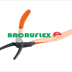PINZA PUNTA RECTA 7" PARA CERRAR ANILLOS, MANGO DE PVC, 17361 TRUPER