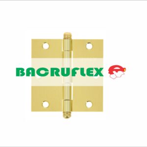 BISAGRA CUADRADA 3-1/2", LATONADO, CABEZA REDONDA, 43233 HERMEX