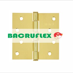 BISAGRA CUADRADA 4", LATONADO, CABEZA PLANA, 43239 HERMEX