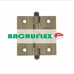 BISAGRA CUADRADA 2-1/2", LATÓN ANTIGUO, CABEZA REDONDA, 43245 HERMEX