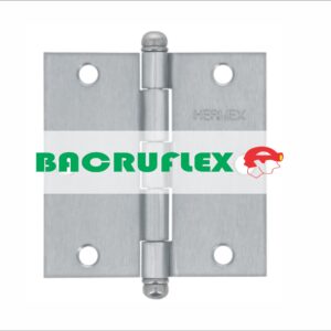 BISAGRA CUADRADA 3-1/2", SATINADO, CABEZA REDONDA, 43257 HERMEX