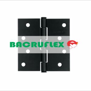 BISAGRA CUADRADA 4", NEGRO MATE, CABEZA PLANA, 46709 HERMEX