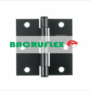 BISAGRA CUADRADA 3", NEGRO MATE, CABEZA PLANA, 46918 HERMEX
