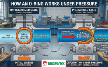 Cómo funciona realmente un O-ring bajo presión