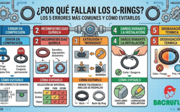 ¿Por qué fallan los O-rings? Los 5 errores más comunes y cómo evitarlos