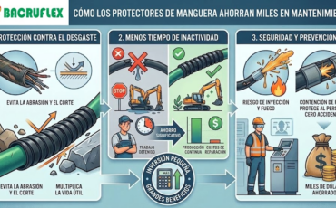 Cómo los protectores de manguera pueden ahorrarte miles en mantenimiento