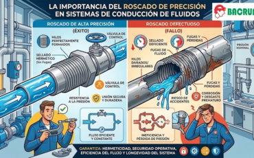 La importancia del roscado de precisión en sistemas de conducción de fluidos