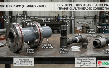Niples bridados vs conexiones roscadas tradicionales