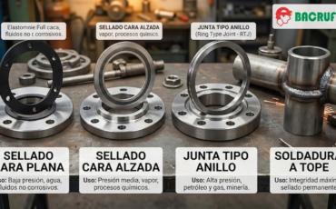 Tipos de sellado en niples bridados, ¿Cuál es el mejor para tu industria?