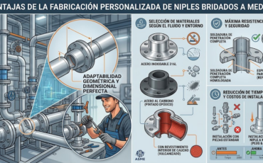 Niples bridados a medida, ventajas de la fabricación personalizada