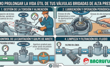 Cómo prolongar la vida útil de tus válvulas bridadas de alta presión