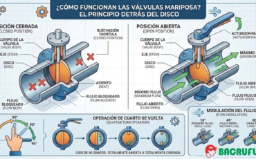 ¿Cómo funcionan las válvulas mariposa? El principio detrás del disco