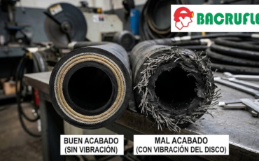 ¿Cómo influyen las vibraciones del disco de las máquinas de corte de mangueras en la calidad del acabado del tubo de caucho?
