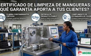¿Qué garantía de calidad aporta a tus clientes el certificar que tus productos pasan por máquinas de limpieza de mangueras antes de la entrega?