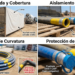 ¿Qué precauciones de almacenamiento en obra requieren las mangueras de concreto para que la radiación solar no reseque el caucho?