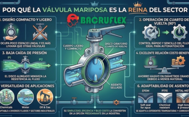 Por qué la válvula mariposa es la reina del sector
