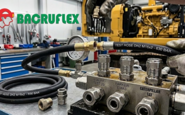 ¿La manguera de testeo es compatible con los acoples rápidos de diagnóstico de marcas como Parker, Caterpillar o Stauff?
