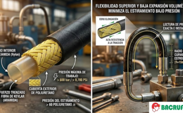 ¿Por qué el refuerzo de fibra de Kevlar o Aramida es clave en la fabricación de una manguera de testeo industrial?