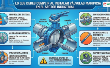 Lo que debes cumplir al instalar válvulas en el sector industrial