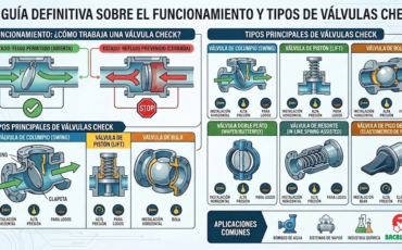 La guía definitiva sobre el funcionamiento y tipos de válvulas check