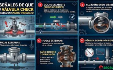5 señales de que tu válvula check necesita un cambio inmediato