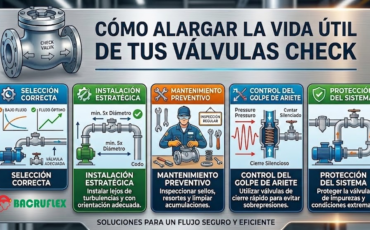 Cómo alargar la vida útil de tus válvulas check