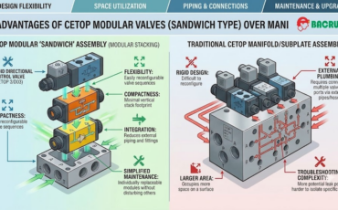 ¿Qué ventajas ofrece el montaje modular de válvulas hidráulicas tipo sándwich sobre bloques colectores o sub placas CETOP?