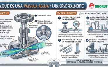 ¿Qué es una válvula aguja y para qué sirve realmente?