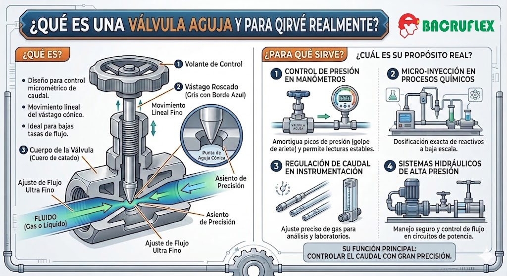 Válvula aguja vs Válvula esférica ¿Cuál elegir para tu proyecto?