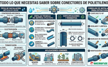 Todo lo que necesitas saber sobre conectores de polietileno
