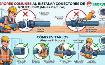 Errores comunes al instalar conectores de polietileno y cómo evitarlos