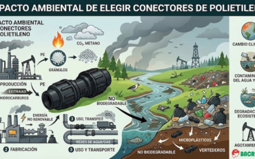 El impacto ambiental de elegir conectores de polietileno