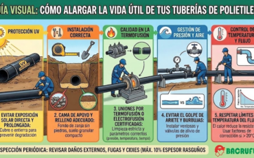 Cómo alargar la vida útil de tus tuberías de polietileno