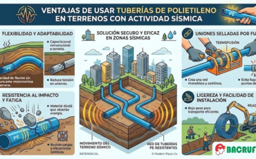 Ventajas de usar tuberías de polietileno en terrenos con actividad sísmica
