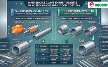 Diferencias clave entre tuberías de acero con costura y sin costura