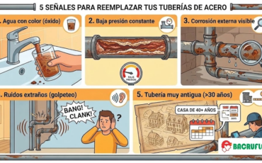 5 señales de que es momento de reemplazar tus tuberías de acero