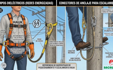 ¿Los dispositivos de posicionamiento Hauk son aptos para trabajos en postes de electricidad?
