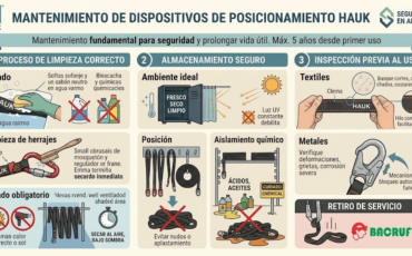 ¿Cómo limpiar y almacenar correctamente un posicionador Hauk?