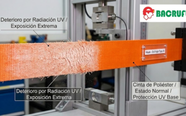 ¿Cómo afecta la radiación UV al tejido de las eslingas Hauk?