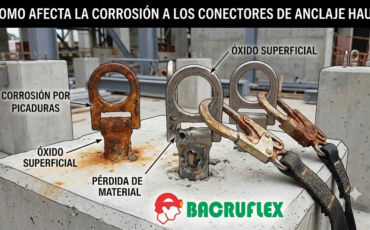 ¿Cómo afecta la corrosión a los conectores de anclaje Hauk metálicos?